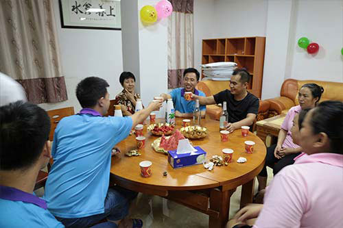 碳膜硅胶按键厂生日会